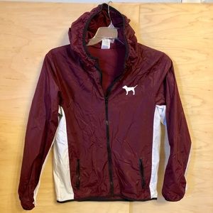 Pink Victoria’s Secret light weight hooded jacket